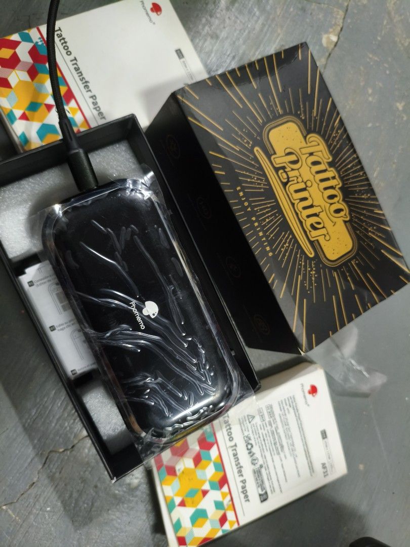 Phomemo Tattoo TP31 Printer + 200 pcs transfer papers bnew (Category: Art & Prints) located in Cavite. Submitted by cappfinds86177 (Listing ID 1469510519, Image 2). Description: cod lalamove or shipping.