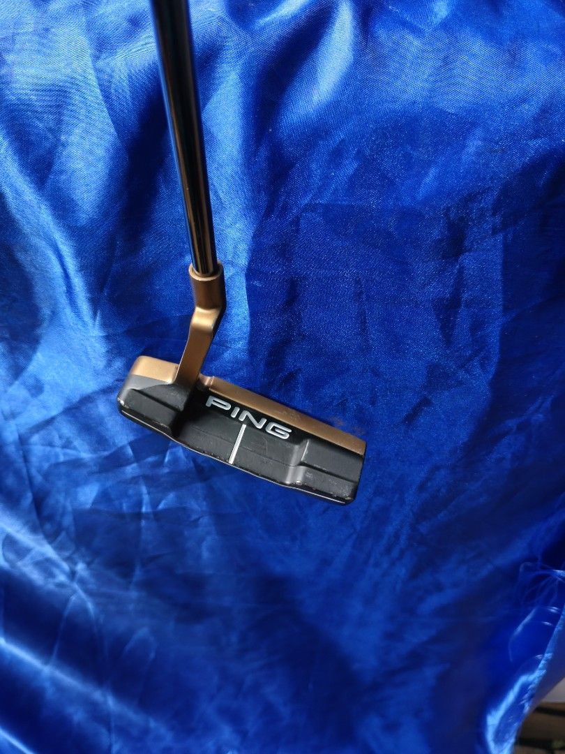 Ping Heppler Anser 2 putter (Category: Golf) located in Manila. Submitted by meiyeon2 (Listing ID 1469532384, Image 3). Description: Model: Ping Heppler Anser 2 Design Type: Blade-style putter with a slight arc stroke balance Materials: Machined solid steel and aluminum face casting Shaft: Adjustable-length steel shaft with the Ping branding Grip: Ping PP59 pistol grip putter head have lead weight additional. it s removable...