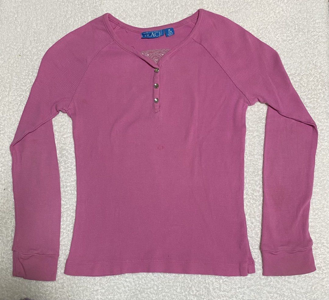 Pink long sleeves (Category: Babies & Kids Fashion) located in Morong. Submitted by fcjonline528 (Listing ID 1469450110, Image 1). Description: This is preloved twice lang po nagamit at nastocked na sa tabihan.