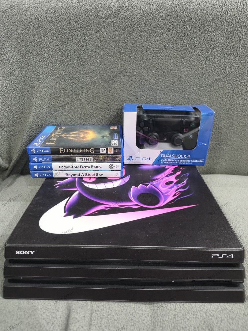 PlayStation 4 Pro 1TB (Category: PlayStation) located in Cavite. Submitted by jedferrer (Listing ID 1469439951, Image 2). Description: Ps4 Pro 1TB with 1 controller only -No Box -Done Deep cleaning -Not JB / Latest Firmware - With Games RFS di na ginagamit Location Gen Tri Cavite Lancaster -Pickup/Lalamove if pick-up sa bahay test all you want Price 11k Open for swap sa PS Portal.