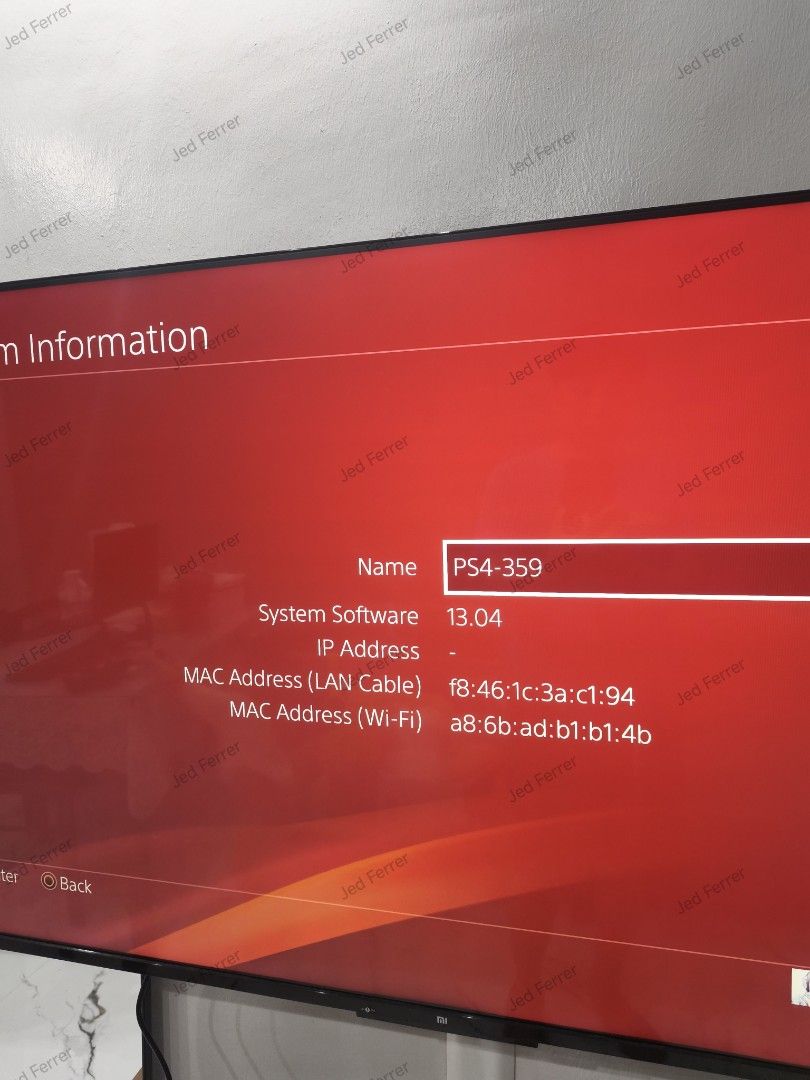 PlayStation 4 Pro 1TB (Category: PlayStation) located in Cavite. Submitted by jedferrer (Listing ID 1469439951, Image 3). Description: Ps4 Pro 1TB with 1 controller only -No Box -Done Deep cleaning -Not JB / Latest Firmware - With Games RFS di na ginagamit Location Gen Tri Cavite Lancaster -Pickup/Lalamove if pick-up sa bahay test all you want Price 11k Open for swap sa PS Portal.