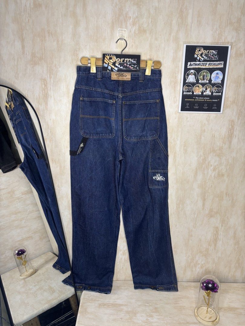 PNB NATION Y2K CARPENTER PANTS (Category: Jeans) located in Cabuyao City. Submitted by pormanation-thrift-store (Listing ID 1469469625, Image 1). Description: PNB NATION Y2K CARPENTER PANTS Condition: LIKE NEW Color rate: 10/10 (PWEDE SA MASELAN) Size: 30 Dimes: 30”W x 45”L Issue: NONE✅ Price: 1500.