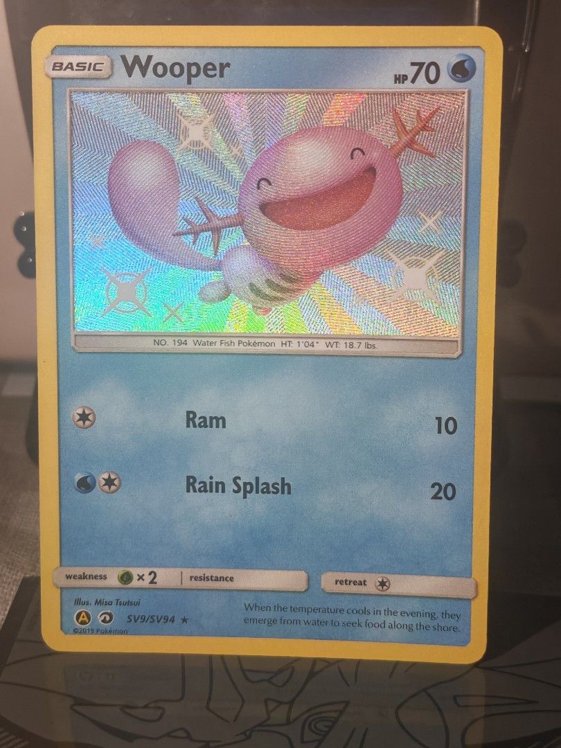 Pok mon TCG shiny wooper (Category: Card Packs) located in Cebu City. Submitted by kenj1997 (Listing ID 1469552481, Image 1). Description: .