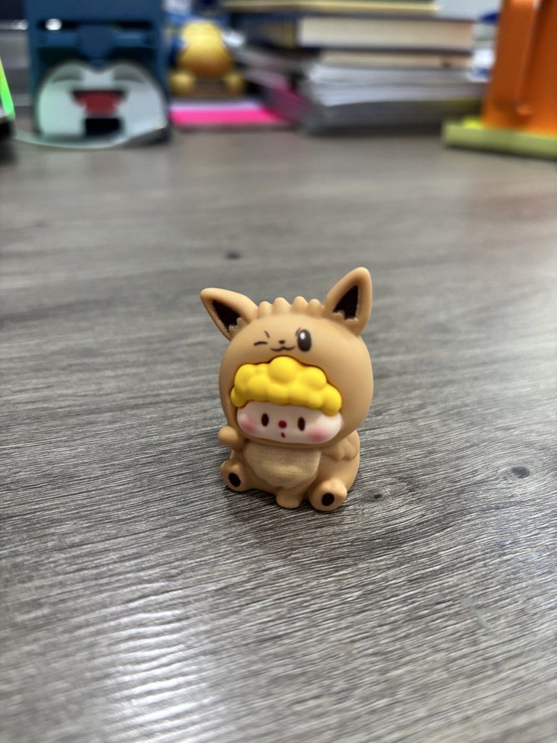 Pokemon character onesie blind box mini figures set (Category: Designer & Blind Box Toys) located in Gumaca. Submitted by brianpaul015 (Listing ID 1469428294, Image 3). Description: - Full set of 7 cute chibi figures in Pokémon onesies - Includes Pikachu, Eevee, Bulbasaur, Charmander, Psyduck, Gengar, and Jigglypuff - Features detailed costumes, matching Pokéballs, and cute facial expressions - Perfect for desk decor, shelf display, or Pokémon co