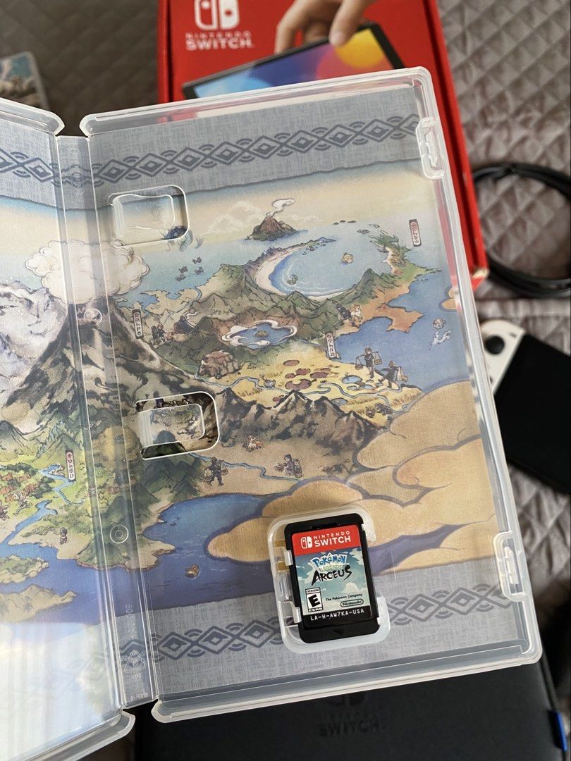 Pokemon Legends Arceus Nintendo Switch Game (Category: Nintendo) located in Manila. Submitted by ims.sshi (Listing ID 1469456328, Image 3). Description: - Game: Pokemon Legends Arceus for Nintendo Switch - Condition: Physical cartridge and case are clean with no damage - Status: 100% working properly - Features: Action RPG mechanics, explore the Hisui region, and catch Pokemon - Inclusion: Original case with artwork included.