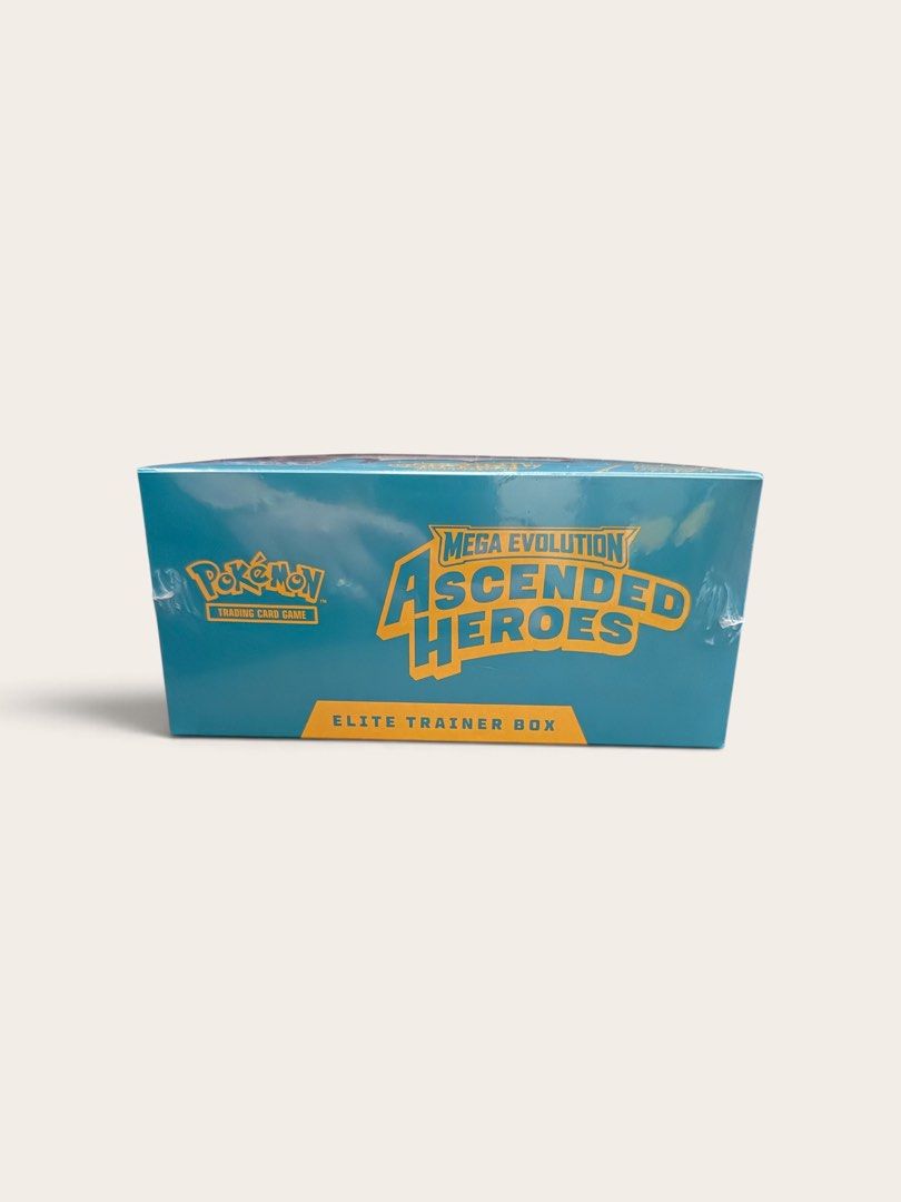 POKEMON Mega Evolution Ascended Heroes Elite Trainer Box (Category: Card Boxes & Cases) located in Davao. Submitted by gr8stmom_melissa (Listing ID 1469398773, Image 2). Description: Authentic. Bought in USA.