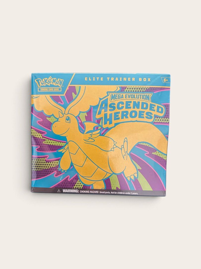 POKEMON Mega Evolution Ascended Heroes Elite Trainer Box (Category: Card Boxes & Cases) located in Davao. Submitted by gr8stmom_melissa (Listing ID 1469398773, Image 1). Description: Authentic. Bought in USA.
