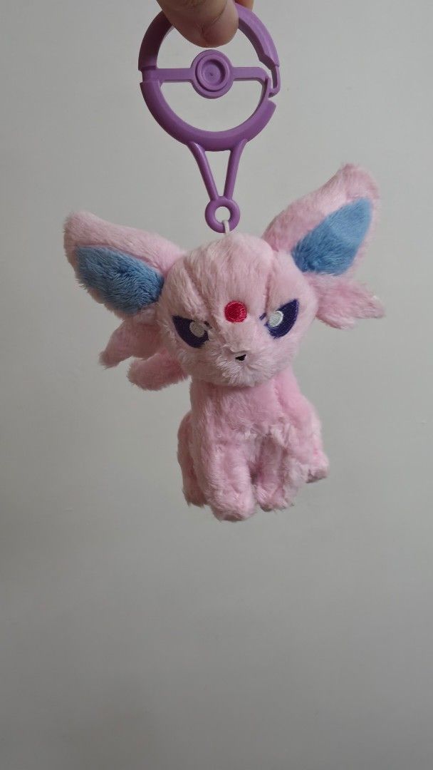 Authentic Pokémon Center Espeon Plush Key Chain (Category: Plushies & Soft Toys) located in Quezon City. Submitted by curatedbymissgee (Listing ID 1469393788, Image 3). Description: 💜 Authentic Pokémon Center Espeon Plush Keychain 💜 ✨ Add a touch of Pokémon magic to your everyday bag! - Authenticity: 100% authentic Pokémon Center merchandise from Japan 🇯🇵 - Character: Espeon, the adorable Psychic-type Pokémon - Condition: Unused, without orig