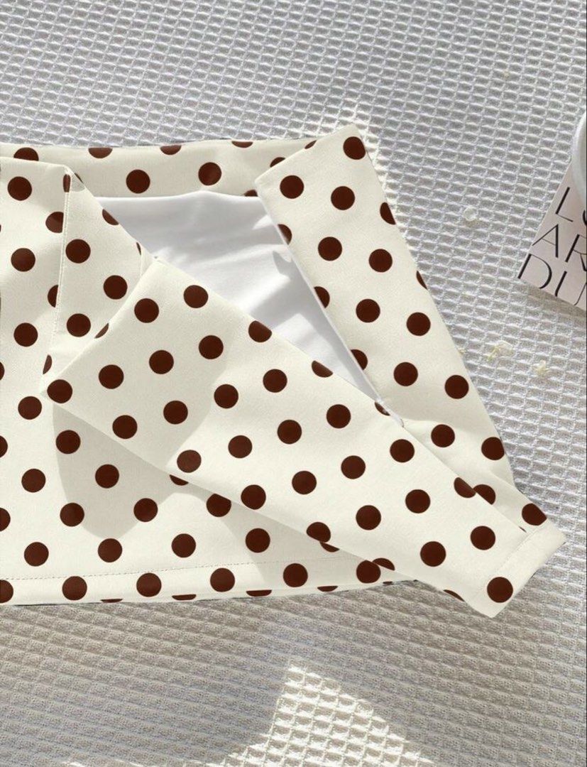 Polka Skirt (Category: Skirts) located in Midsayap. Submitted by shai_09 (Listing ID 1469446362, Image 3). Description: Casual Polka dot mini skirt never been use pa .