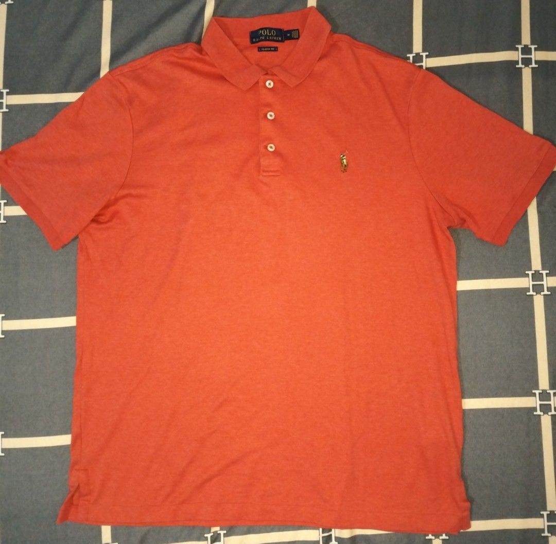 Polo Ralph Lauren (Category: Tshirts & Polo Shirts ) located in Pangil. Submitted by fangz1 (Listing ID 1469481614, Image 2). Description: Red Polo Soft Material Length - 27 Width - 21 Condition - 10/10 No Issue Negotiable price.