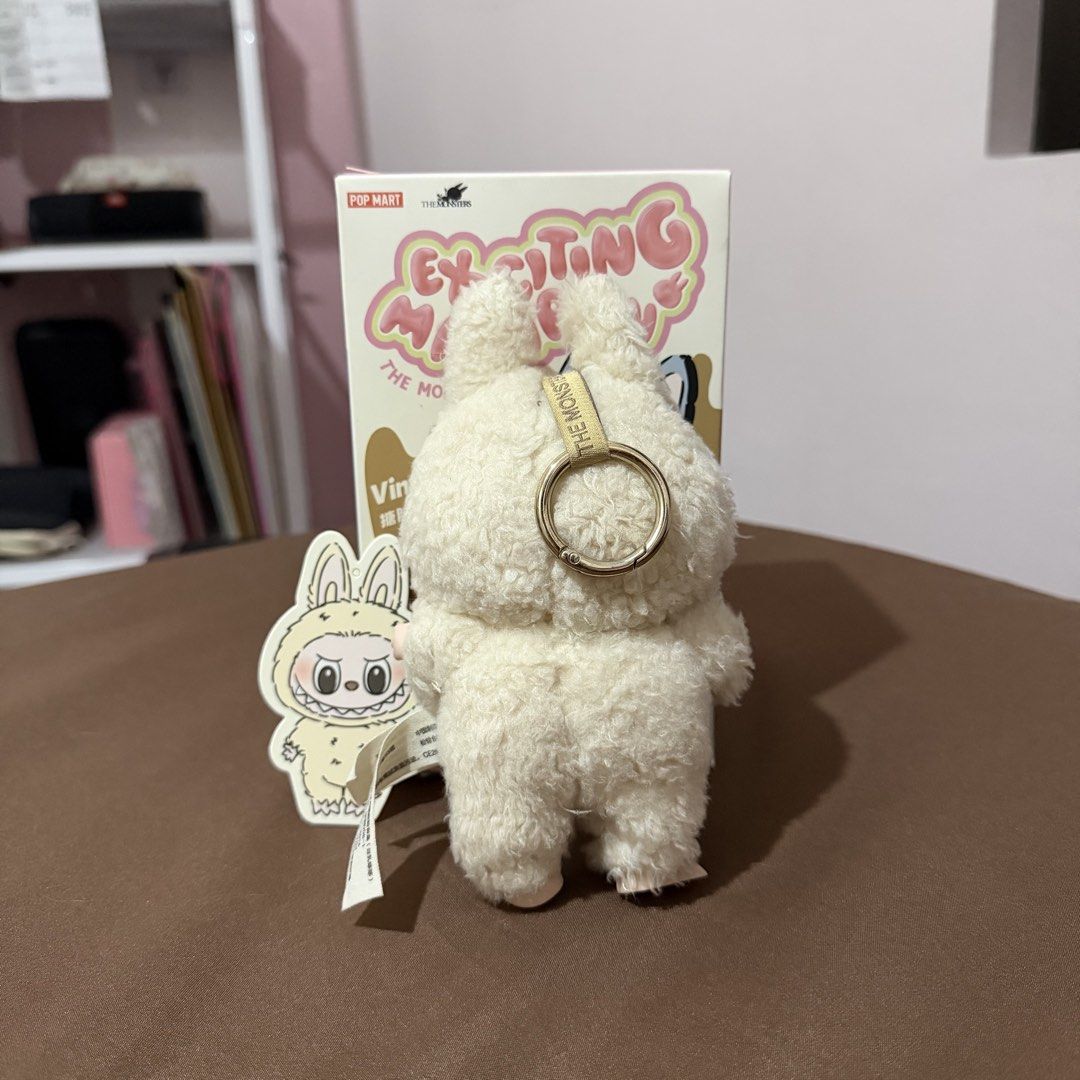 Pop Mart Exciting Macaron Labubu Soymilk Beige (Category: Designer & Blind Box Toys) located in Calamba. Submitted by pixieleksi (Listing ID 1469497651, Image 2). Description: - complete inclusions (box, foil, card) MOP: Maribank MOD: J&T.