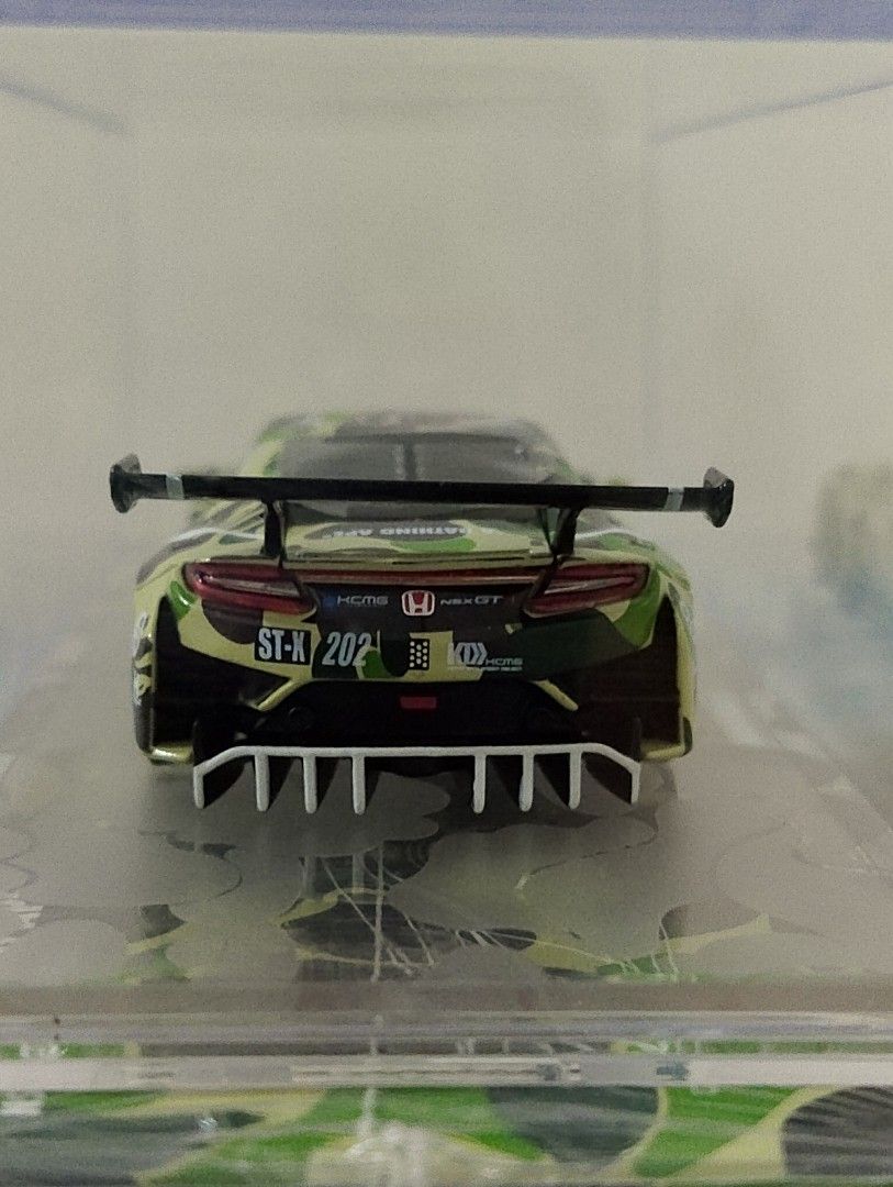 Pop Race A Bathing Ape NSX GT3 EVO22 (Category: Vehicle & Diecast Models) located in Taguig. Submitted by hance-style03 (Listing ID 1469402775, Image 3). Description: POP RACE X BAPE HONDA NSX GT3 EVO22 1,999 UNSEALED (MINT) TAGUIG/MAKATI LOC PM/VC/UNLI VOUCH MOP:GCASH /BANK TRANSFER MOP:LALAMOVE/LBC/JNT .