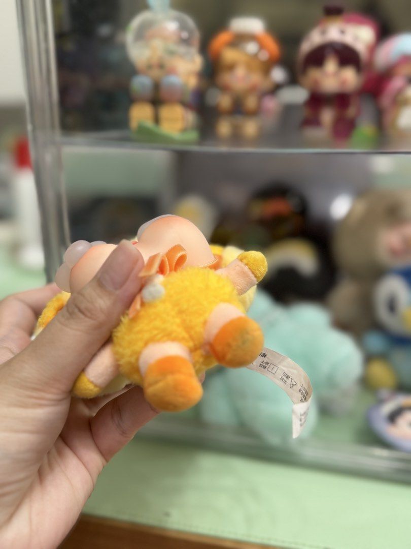 Popmart Crybaby Sad Duck (Category: Plushies & Soft Toys) located in Antipolo. Submitted by penguinaryfindsmd (Listing ID 1469550554, Image 2). Description: NO BOX OR CARD LAST PRICE ALREADY = 400 ❗️Please note the stain on its left foot :( No issues with stitching Intact everything Stored in acrylic box and unused after the foot stain .