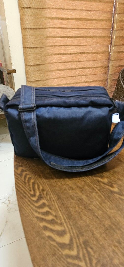 Porter Yoshida & Co. Sling (Category: Sling Bags) located in Navotas City. Submitted by walburst (Listing ID 1469437344, Image 2). Description: Head Porter / Porter Yoshida & Co. 2016 Indigo Collection Rare and Discontinued Made in Japan Pristine condition While the bag appear to be made of denim, they are actually a blend of nylon and synthetic fibers, making them virtually indistinguishable. This blend is more durable than pure cotton denim, an
