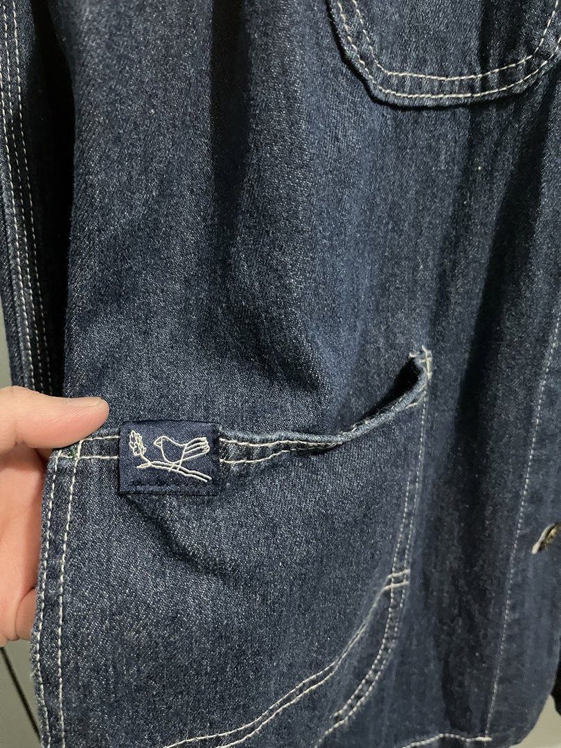 Pou Dou Dou Denim Chore Jacket (Category: Coats, Jackets and Outerwear) located in Manila. Submitted by mkjah (Listing ID 1469519651, Image 3). Description: Pou Dou Dou Denim Chore Jacket Size: pit to pit 21.5 (L) 27 Raglan style Very Good Condtion Color may vary due to lighting Price 1200 plus shipping Please manage your expectations before placing your order. Please note that there may be stains or anything. the pictures will be posted, if not 