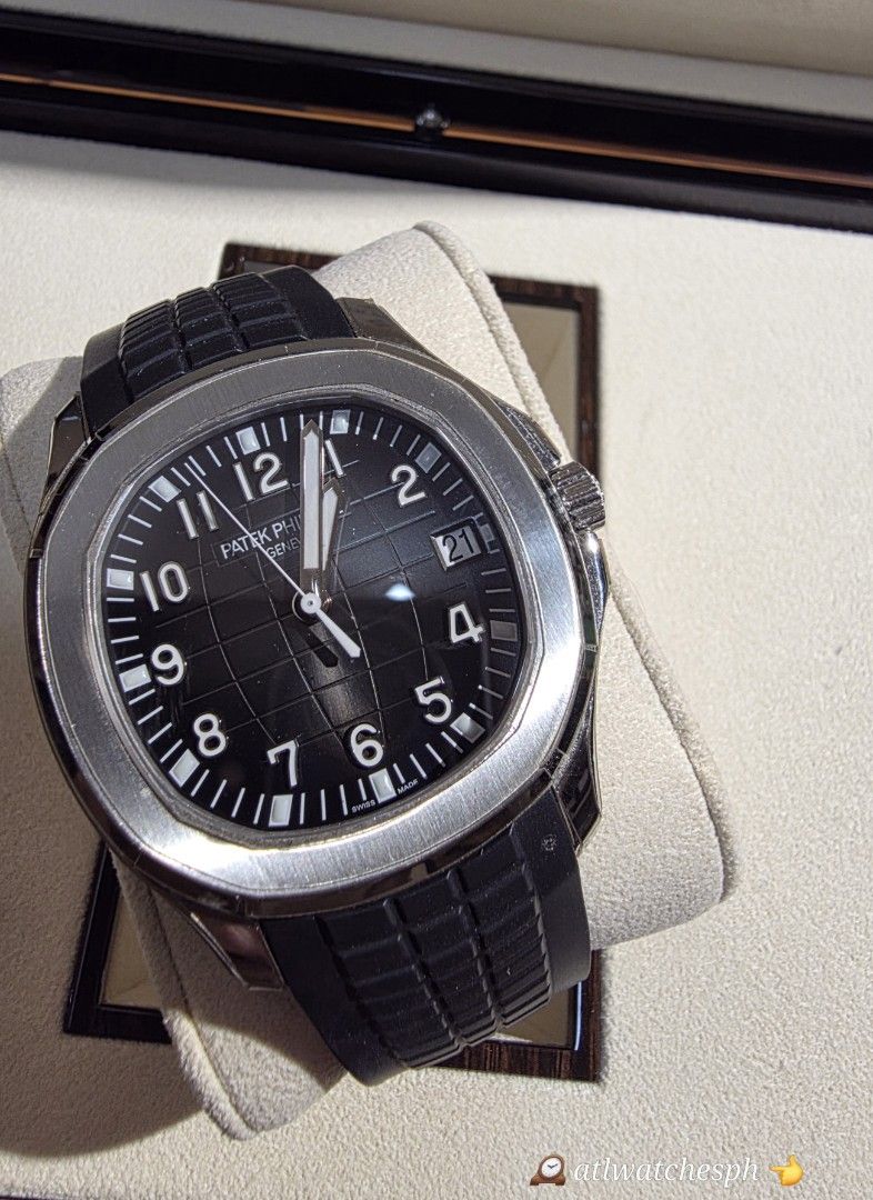 PP AQUANAUT 5167/1A (Category: Luxury Watches) located in Taguig. Submitted by atlwatchesph (Listing ID 1469447072, Image 2). Description: ⚜️ AQUANAUT 5167/1A-001 ⚜️ YEAR 2021 ⚜️ COMPLETE SET : ORIGINAL RUBBER AND DEPLOYANT CLASP PLUS UNWORN STEEL BRACELET 🏷 4,897,000.00 NEGOTIABLE ⌚️Watch posted is available & in stock 🤝📲 Posted price Slightly negotiable. For serious inquiries- please message me directly for best deal possible 💯All timepiece