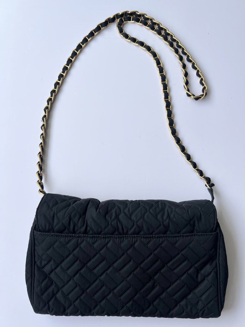 PRADA - QUILTED CHAIN SHOULDER BAG (Category: Luxury Bags & Wallets) located in Cavite. Submitted by _Gizmo (Listing ID 1469484065, Image 3). Description: Prada - Quilted Chain Shoulder Bag Measurement Width: 10’ Inch Height: 6’ Inch Condition: 9/10 No major flaws.
