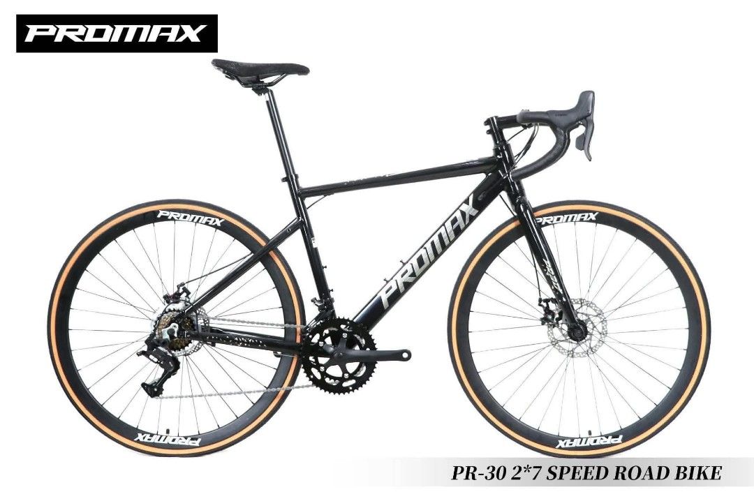 PROMAX PR30 DISC ROADBIKE (Category: Bicycles) located in Marikina City. Submitted by gemma_00 (Listing ID 1469474967, Image 1). Description: NEW ARRIVAL 2026 MODEL PROMAX PR30‼️ PINAKAMURANG STI ROADBIKE👌 👉PROMAX PR30 DISC ROADBIKE ✅FREE ASSEMBLE 👌9,000 ONLY AVAILABLE COLORS: ✔️Black ✔️White ✔️Gray yellow ✔️Pink blue SPECS: - FRAME: PROMAX PR30 ALLOY 6061 T4/T6 INTENAL CABLING SMOOTH WELDING - FORK: PROMAX PR30 DISC - STI: LTWOO R2 2*7SPEED -