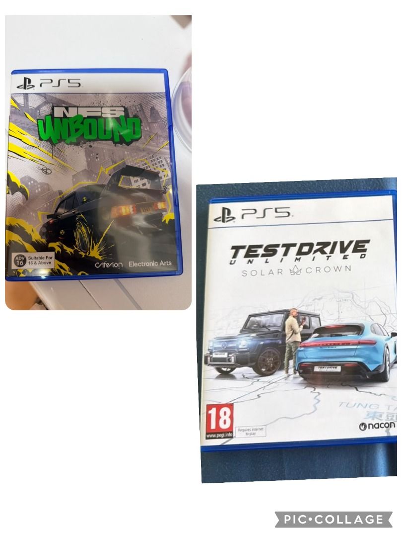 PS5 Test Drive Unlimited Solar Crown + NFS Unbound, 電子遊戲, 電子遊戲 ...