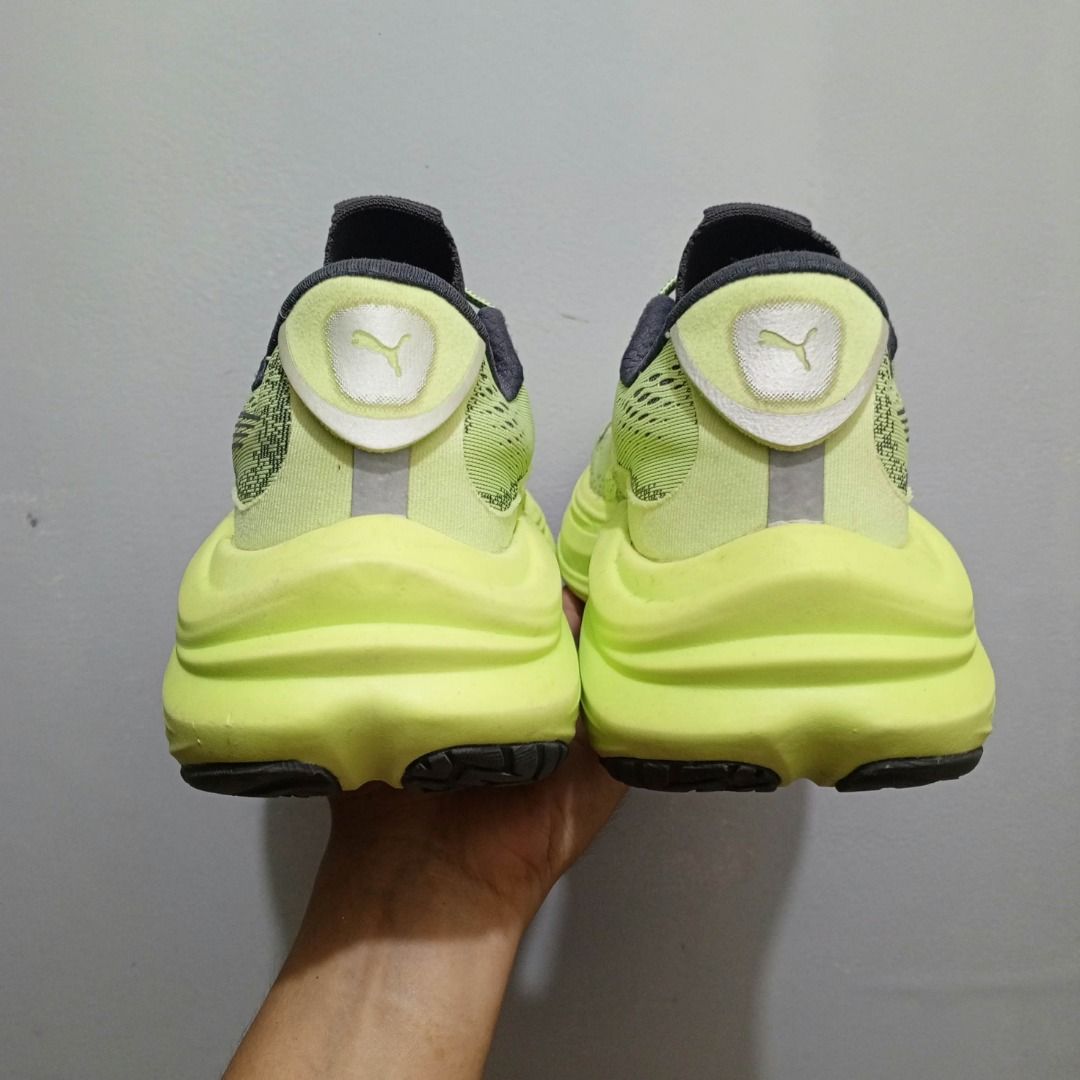 PUMA MagMax NITRO "Fizzy Apple-Galactic Gray" (Category: Sneakers) located in Iligan City. Submitted by uishoe (Listing ID 1469447382, Image 3). Description: Very Good Condition Signs of Usage, Replaced Insole Size 40 EUR 7.5 US Mens 9 Womens.