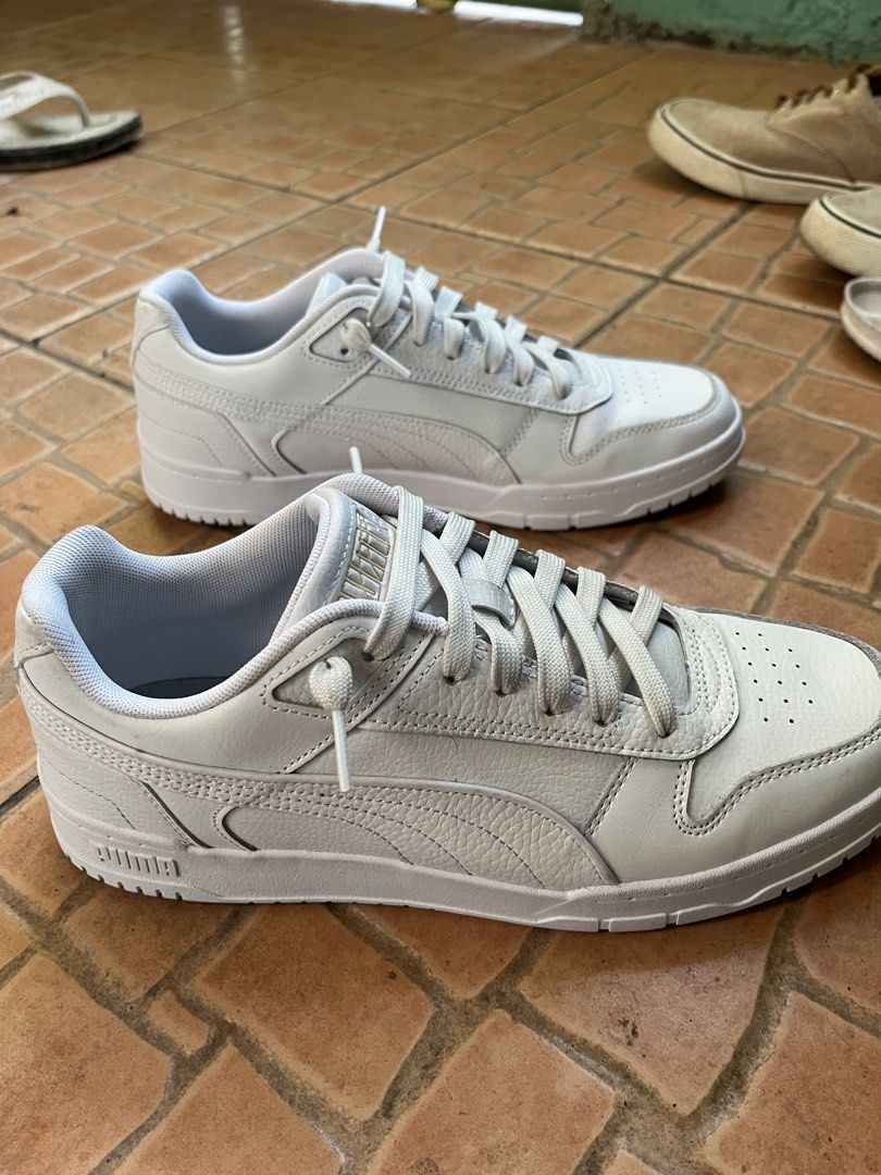 Puma RBD Game Low - White (10 US/9 UK) (Category: Sneakers) located in Rizal. Submitted by wildforest.2ffa54 (Listing ID 1469470421, Image 2). Description: Bought last Dec 2025 w/ box Used ~5 times only Minimal crease and dirt RFS: Not being used anymore.