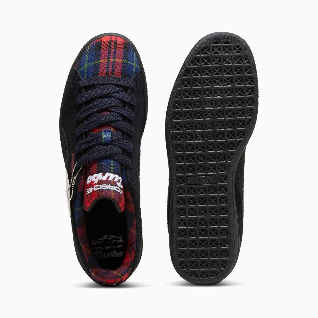 Puma X Porsche Legacy suede (Category: Casual Shoes) located in Manila. Submitted by connectingparts (Listing ID 1469557318, Image 2). Description: Puma x Porche Legacy classic suede - With Box good condition - With Puma Emblem - Worn once - Size 42EURO | 9US | 8UK | 27cm.