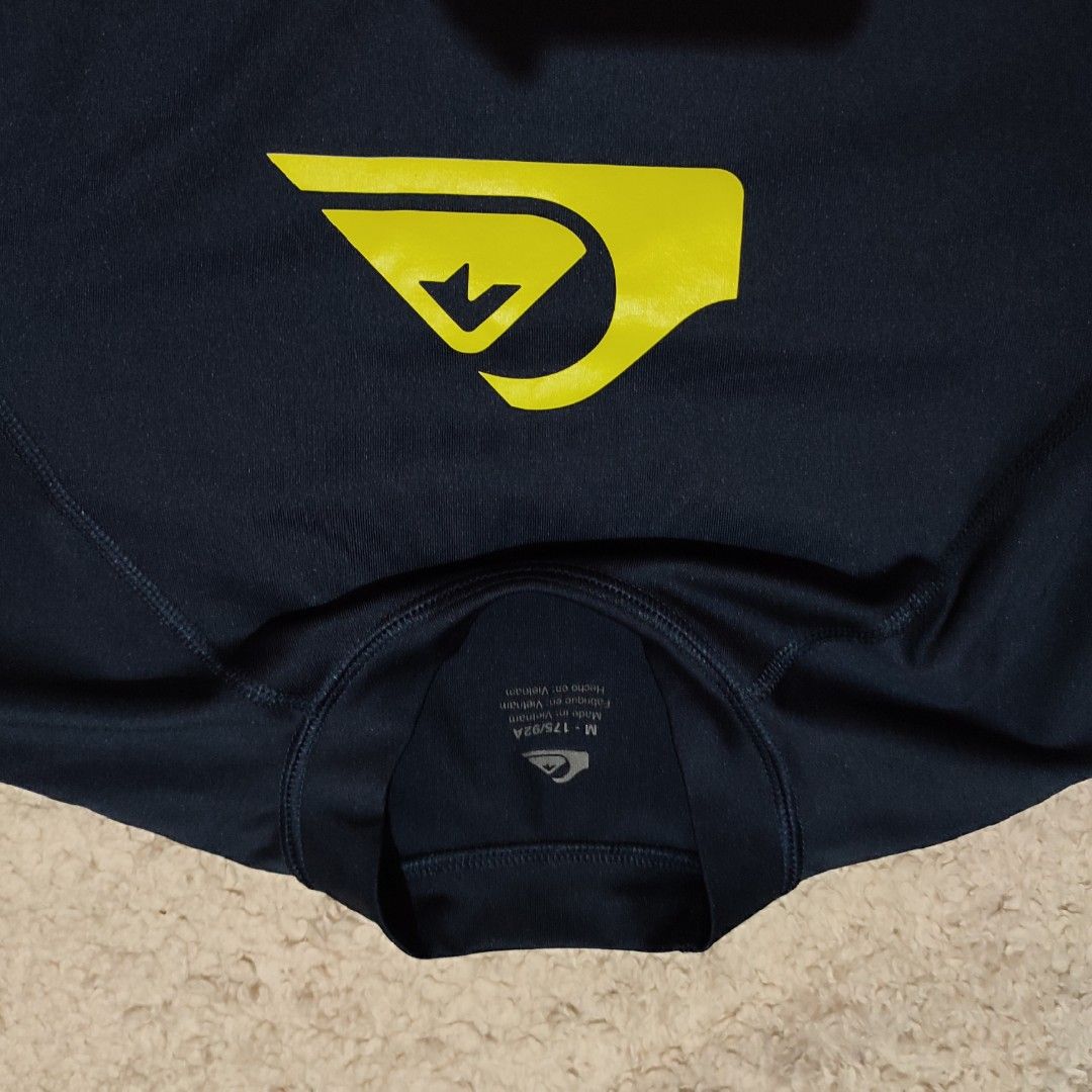 Quiksilver Men's Surf Rash Guard Size M Bundle (Category: Activewear) located in Manila. Submitted by anthonig (Listing ID 1469459914, Image 2). Description: Length: 27.5 (black), 25.5 (blue) Width: 18 (black), 17.5 (blue) Price: 700 pesos Condition: 9.6/10 Issues: none PM if interested or for inquiries Meetups within MANILA only Can do shipping at buyers expense.