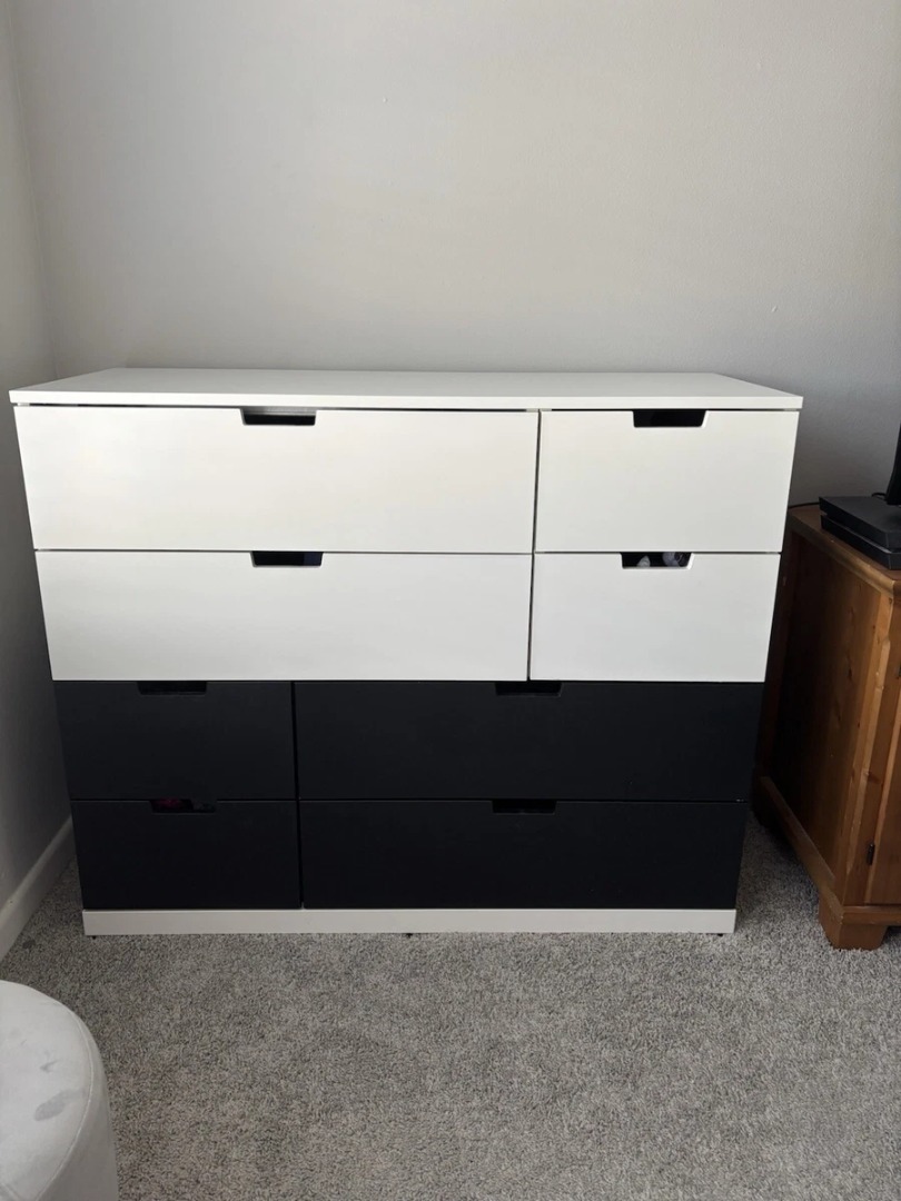 Rak cabinet Ikea buffet two tone, Perabotan Rumah di Carousell