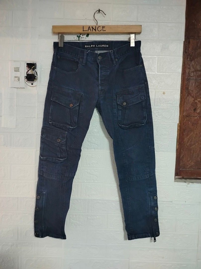 Ralph Lauren Black Label Cargo Pants (Category: Jeans) located in General Trias. Submitted by hungariancheesecake (Listing ID 1469512481, Image 3). Description: Ralph Lauren Black Label Jeans 30-31x36.5x6.5 Good as New No Flaws Pm sa Interested.