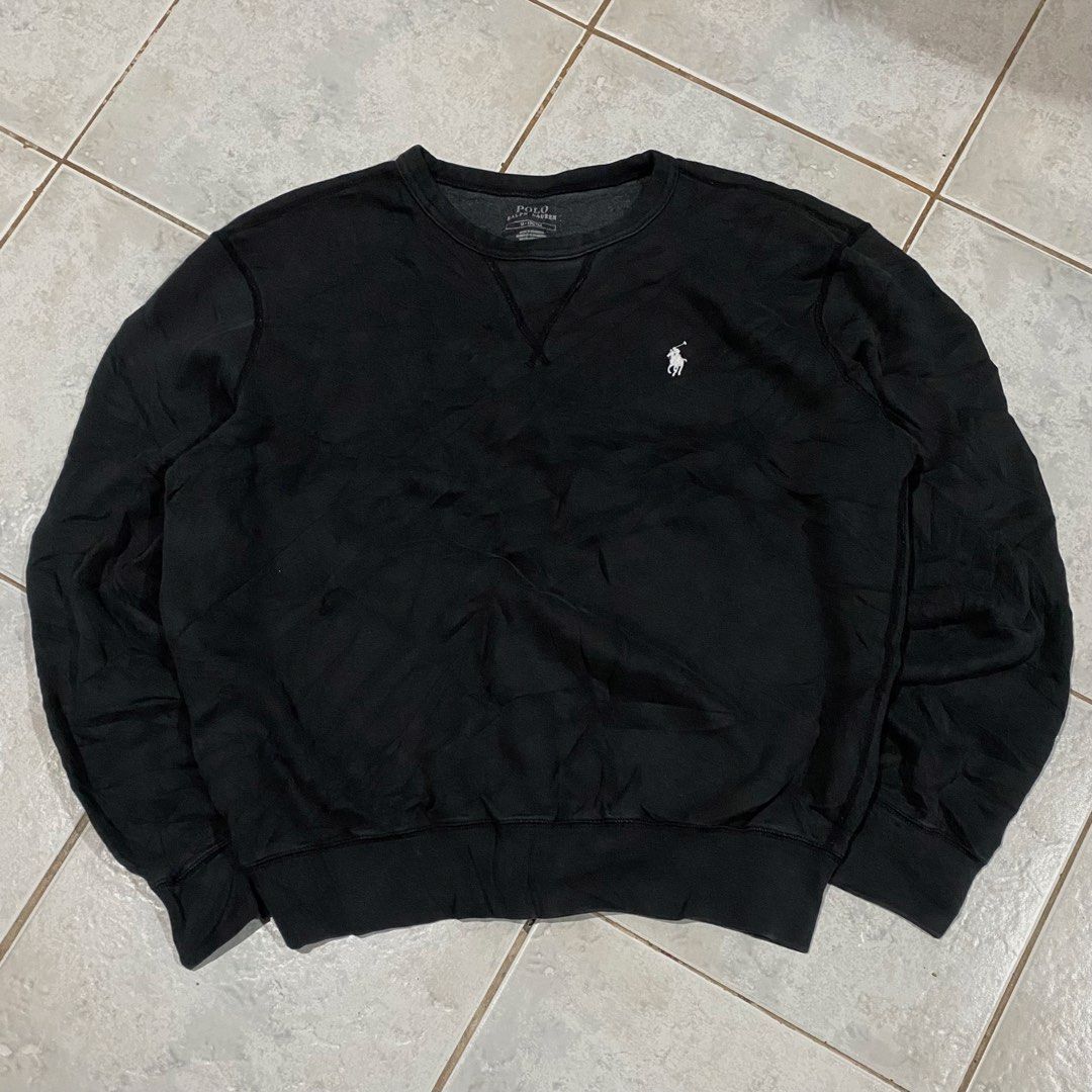 RALPH LAUREN CREWNECK (Category: Coats, Jackets and Outerwear) located in Bacolod City. Submitted by thriftedfits. (Listing ID 1469541931, Image 1). Description: 𝗥𝗔𝗟𝗣𝗛 𝗟𝗔𝗨𝗥𝗘𝗡 𝗖𝗥𝗘𝗪𝗡𝗘𝗖𝗞 ♻️ Size: M on tag | best fit M-L Womens Measurements:23” width / 25” length Condition: Lightly Used (8.5/10 Color rate) Flaws: None, signs of use only Price: ₱380 + shipping fee 🏷️ Mode of Payment: GCash / Bank Courier: J&T Express (nationwide).