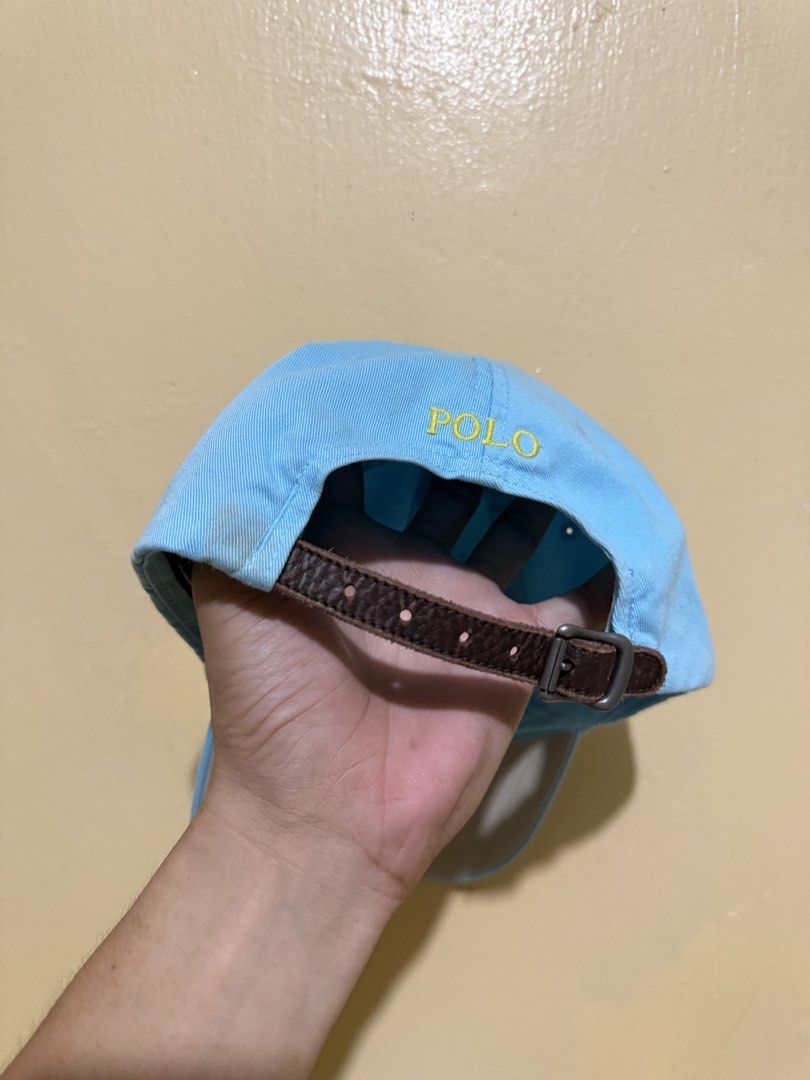 Ralph lauren leather strap cap (Category: Caps & Hats) located in Daraga. Submitted by mirandillaadrian (Listing ID 1469537506, Image 2). Description: Authentic Need wash lang na stock Adult size Solid Pa .