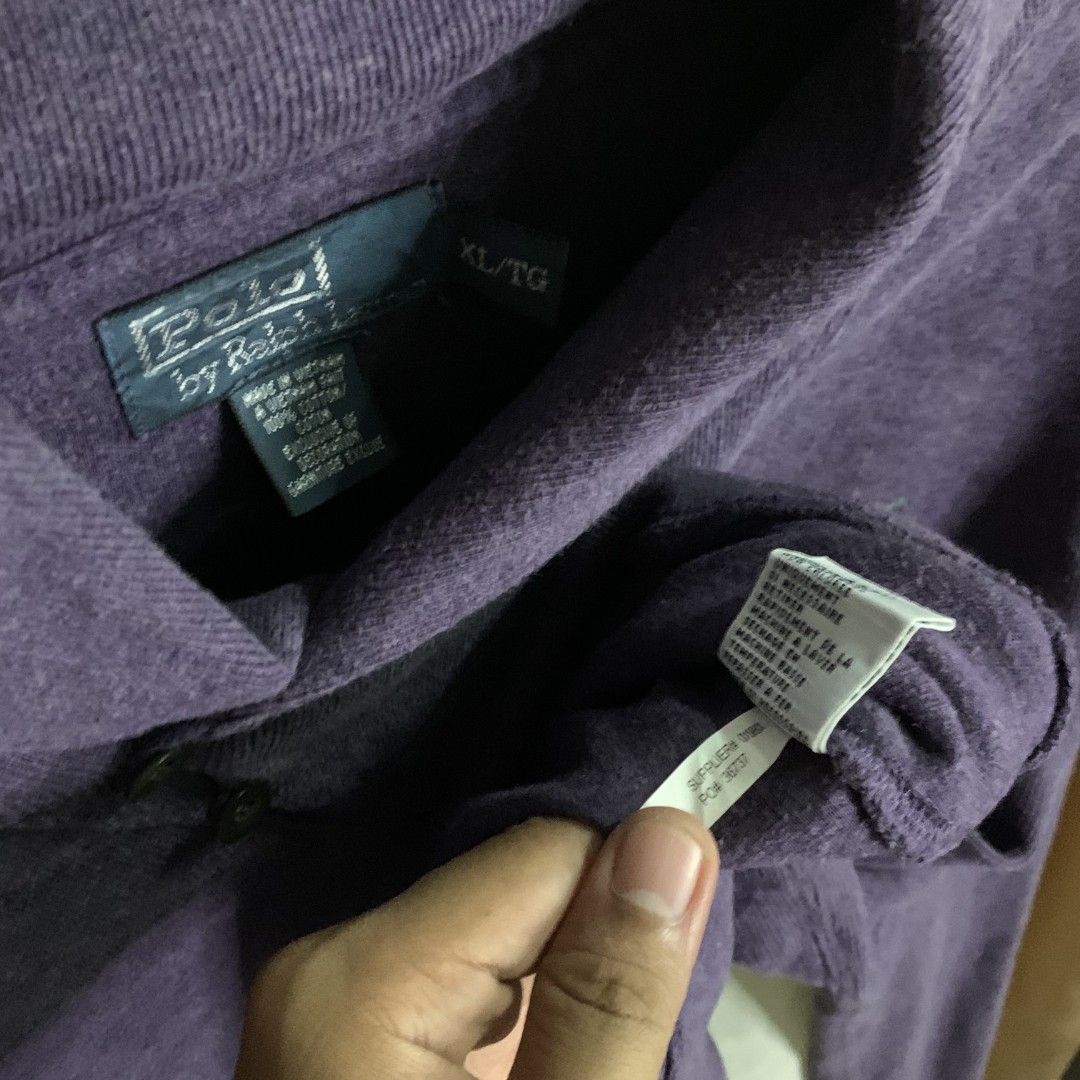 RALPH LAUREN SWEATER (Category: Luxury Apparel) located in Binalonan. Submitted by thrift_on2022 (Listing ID 1469521699, Image 2). Description: W- 26 L - 27 Color rate - 9.7/10 Excellent Condition❗️.