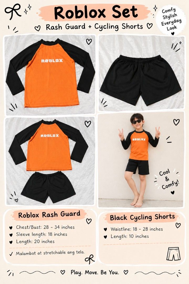Rash Guard & Black Shorts Set (Category: Babies & Kids Fashion) located in Taguig. Submitted by miss_rein (Listing ID 1469404173, Image 1). Description: .