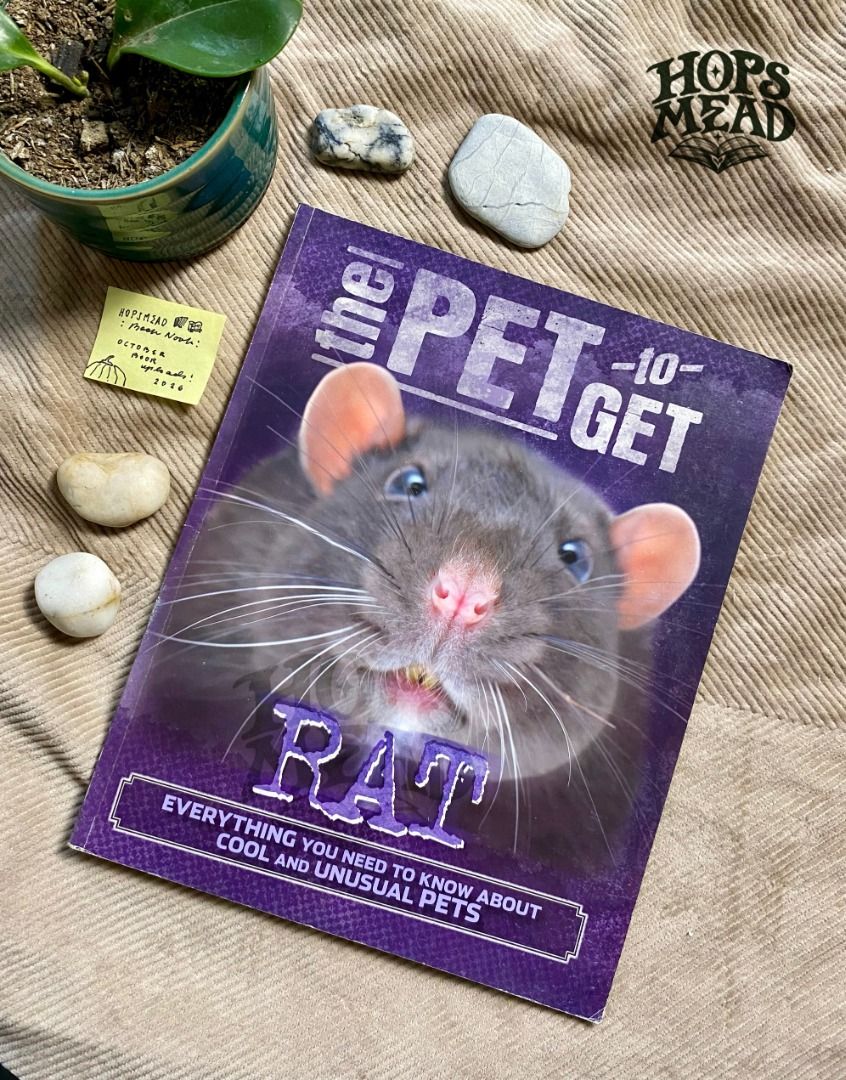 RATS: THE PET TO GET BOOK (Category: Children's Books) located in Lucena. Submitted by hopsmead (Listing ID 1469500648, Image 1). Description: :: THE PET TO GET: RATS Book ₱66 ☰ Engaging & fun book to read about rats and animal enthusiasts. Especially for our kiddos and teens who are interested in adopting cool & unusual pets ! :: BOOK QUALITY & ORIGIN ☰ Original price: ₱75 ☰ Condition: Like-New ☰ Format: Softbound :: MESSAGE FROM HOPSMEAD To inq