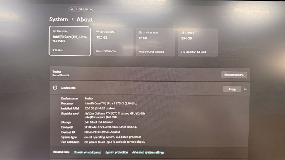 Razer Blade 18 Gaming Laptop Intel Core Ultra 9, Computers & Tech ...