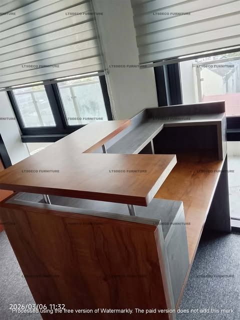 RECEPTION TABLE OFFICE PARTITION OFFICE FURNITURE (Category: Office Furniture & Fixtures) located in Quezon City. Submitted by cherry.ltsdeco (Listing ID 1469430772, Image 3). Description: LTSDECO Home and Office Furniture Trading MANUFACTURER • FABRICATOR • SUPPLIER Looking for office furniture, modular partitions, workstations, or customized furniture? We can help! LTSDECO Home and Office Furniture Trading is a trusted manufacturer, fabricator,