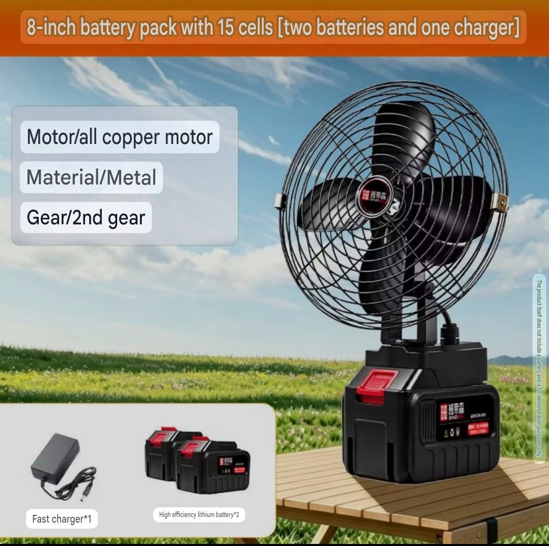 Rechargeable Battery Wireless Portable Fan for Outdoor / Indoor ...