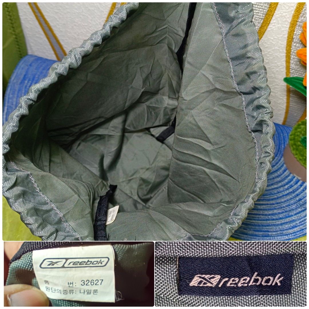 REEBOK Drawstring BackPack (Category: Backpacks) located in Baguio. Submitted by castiel.25 (Listing ID 1469442942, Image 2). Description: ▪️Ukay-Source ▪️Excellent Condition.