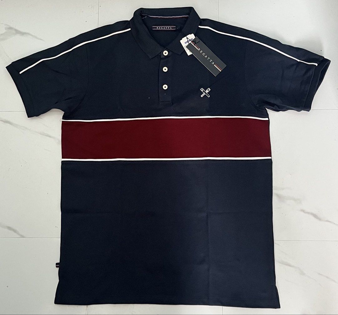 Regatta Polo Shirt - Navy Blue (Category: Tshirts & Polo Shirts ) located in Cavite. Submitted by gabrielsell.10 (Listing ID 1469564577, Image 1). Description: Never Been Used Good Condition Original Small Length: 26.5in Width: 18.5in.