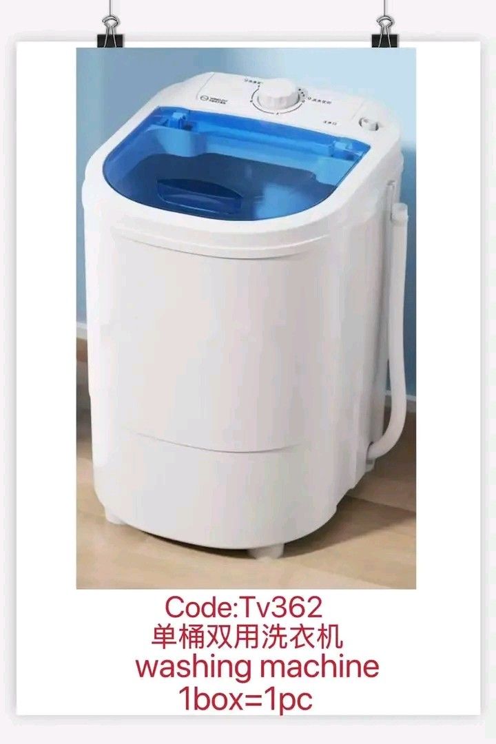RESTOCK ! ! ! Tixx washing machine (Category: Washing Machines and Dryers) located in Manila. Submitted by vannie30 (Listing ID 1469542163, Image 2). Description: RESTOCK ! ! ! Tixx washing machine pm for the order cod via lalamove.