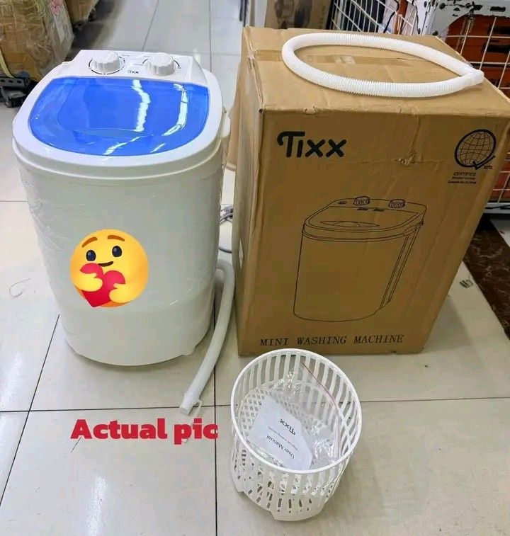 RESTOCK ! ! ! Tixx washing machine (Category: Washing Machines and Dryers) located in Manila. Submitted by vannie30 (Listing ID 1469542163, Image 1). Description: RESTOCK ! ! ! Tixx washing machine pm for the order cod via lalamove.