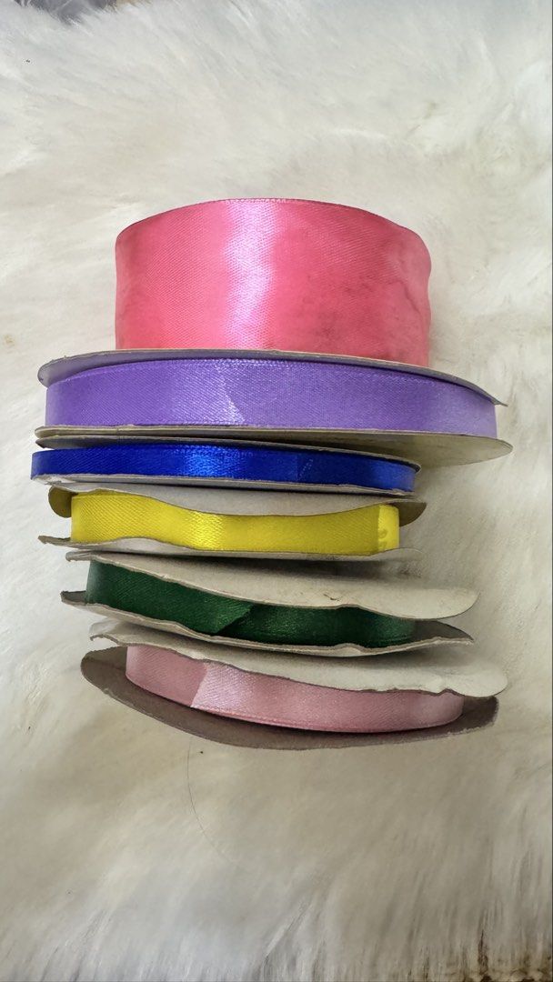 Ribbons TAKE ALL ONLY (Category: Craft Supplies & Tools) located in Manila. Submitted by a_raine (Listing ID 1469569071, Image 3). Description: MOP: gcash loc: marilao bulacan/sm manila.