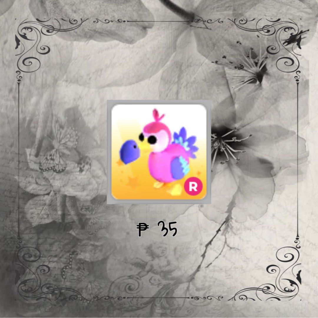 Ride Dodo adopt me pets roblox (Category: In-Game Products) located in Guinobatan. Submitted by riescart (Listing ID 1469409611, Image 1). Description: MOP: Gcash.
