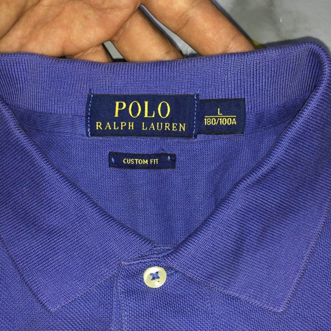 RL Gold Tag Size Large (Category: Tshirts & Polo Shirts ) located in Biliran. Submitted by thrift_lane101 (Listing ID 1469519431, Image 2). Description: I Wts RL Polo Shirt Gold tag Size large Blue Violet color way Neon Green Pony Excellent condition Dm for more details Loc. Visayas.