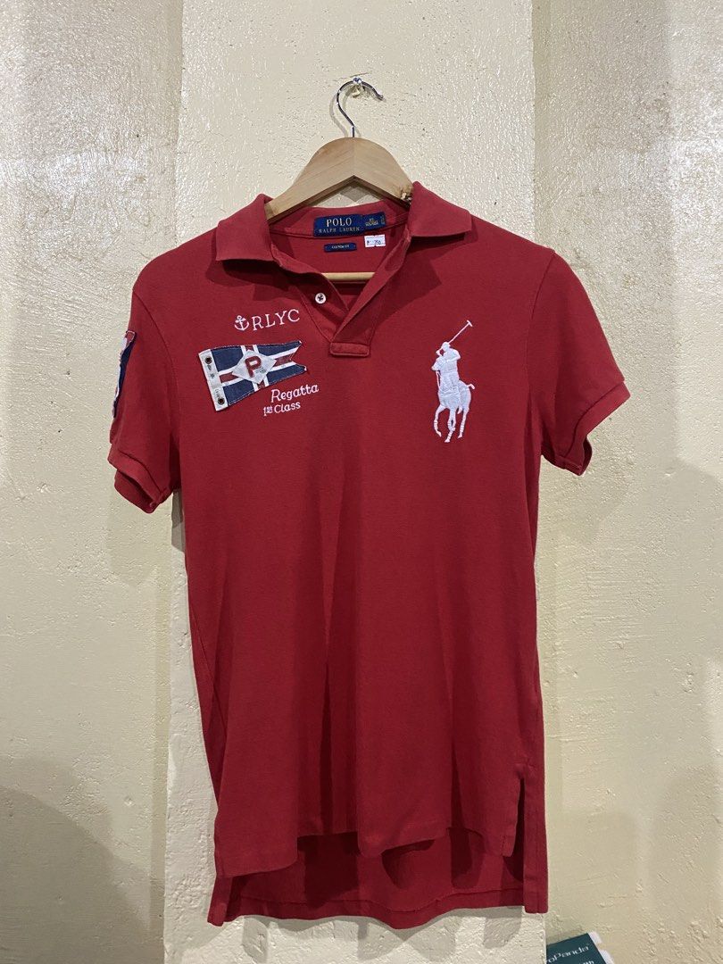 Rl polo shirt (Category: Tshirts & Polo Shirts ) located in Calapan. Submitted by mnlhabithrift23 (Listing ID 1469516495, Image 1). Description: Width : 19 Length : 26 Color rate : 8.5/10 Issue : sign of usage color may change due to lighting.