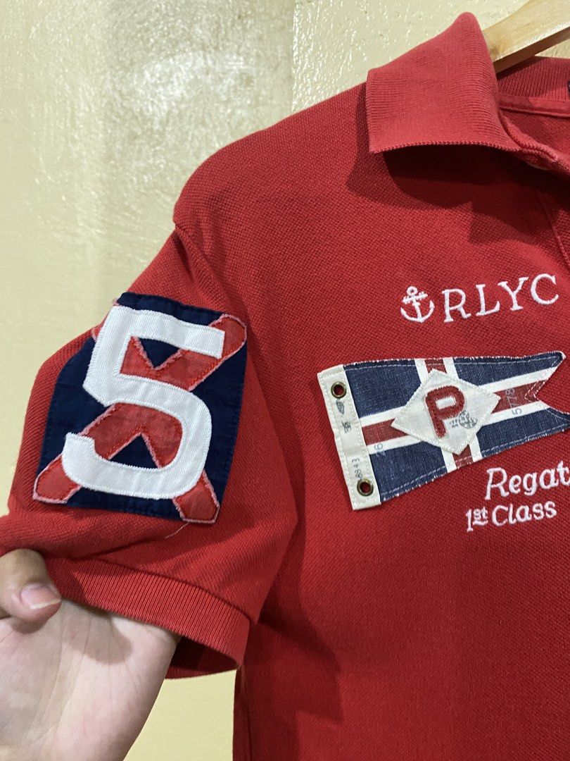 Rl polo shirt (Category: Tshirts & Polo Shirts ) located in Calapan. Submitted by mnlhabithrift23 (Listing ID 1469516495, Image 3). Description: Width : 19 Length : 26 Color rate : 8.5/10 Issue : sign of usage color may change due to lighting.