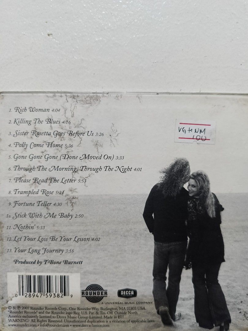 Robert Plant/Alison Krauss - Raising Sand (Category: CDs & DVDs) located in Cavite. Submitted by bodega_ni_kiks11 (Listing ID 1469407852, Image 2). Description: .