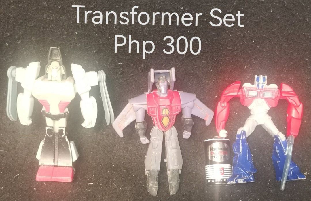 Robots for sale (Category: Action & Battle Toys) located in Los Banos. Submitted by princessbotique (Listing ID 1469428483, Image 3). Description: Robots for sale All kinds of robots and parts Pls see pix for price and details FIX No LP pls 0725 Preloved As is WYSIWYG Loose First come First Serve Please add shipping fee From Los Banos Laguna Meetups per arrangement MOP GCash first to pay basis No reservations No COD No checkout PM MY PAGE if inte