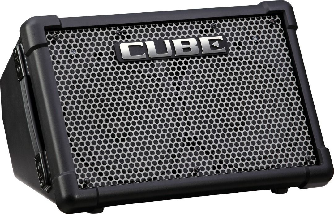 Roland Cube Street EX Battery-Powered Stereo Amplifier (Category: Music Accessories) located in Quezon City. Submitted by mike10sitaldas (Listing ID 1469514905, Image 1). Description: Roland Cube Street EX Battery-Powered Stereo Amplifier 33,000 Php Innovative new Roland technology provides 50 watts of stereo power from eight AA-size batteries Selectable output power modes to optimize battery life for different performing situations (Max: 50 W/5 