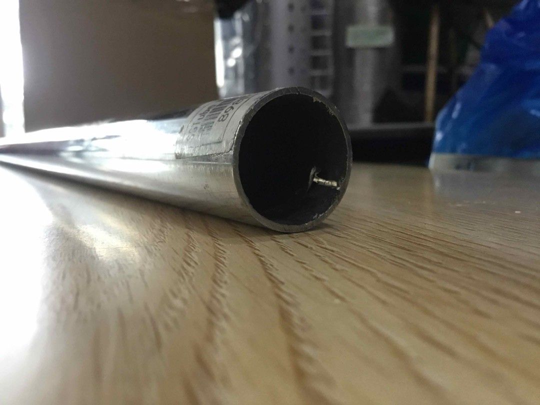 Round tube / tubular (Category: Shelves, Cabinets & Racks) located in Manila. Submitted by mmarie092523 (Listing ID 1469509301, Image 3). Description: Size: 1" x 3m Thickness: 1.2mm Material: stainless Color: silver.